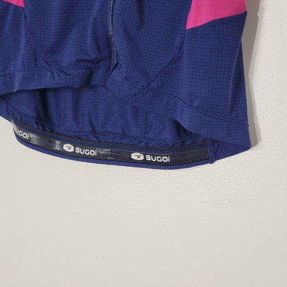 SUGOI Cycling Sleeveless Shirt Sportwear Full Zip Pockets Activewear XSmall - Picture 3 of 11